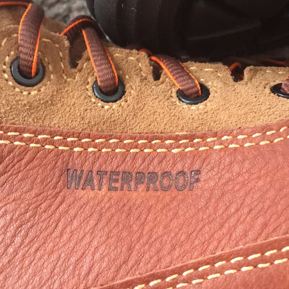 HYTEST Leather Safety Boots Waterproof Brown Size 12 - Picture 4 of 8